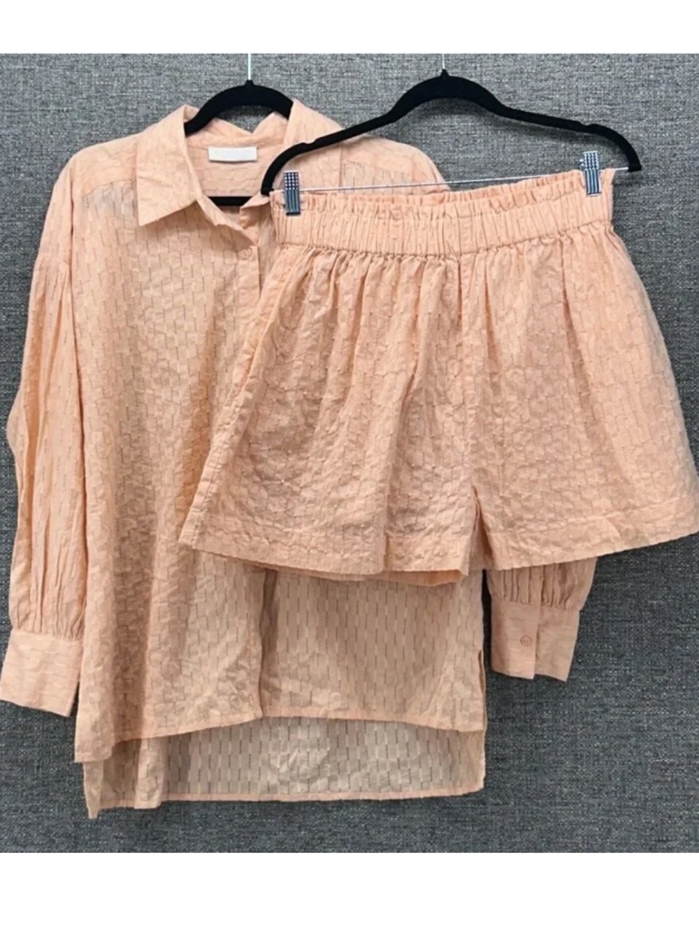 Peach High Waist Breathable set